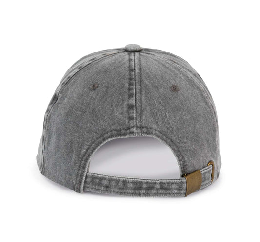 6 PANELS VINTAGE CAP - Storm Grey Washed - Main