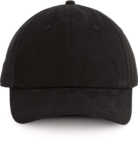 6 PANEL CAP - Black - colorimageurl