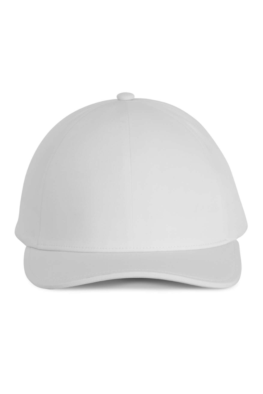 6 PANEL SEAMLESS CAP WITH ELASTICATED BAND - White - Main