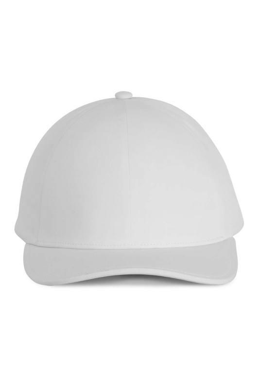 6 PANEL SEAMLESS CAP WITH ELASTICATED BAND - White - Main