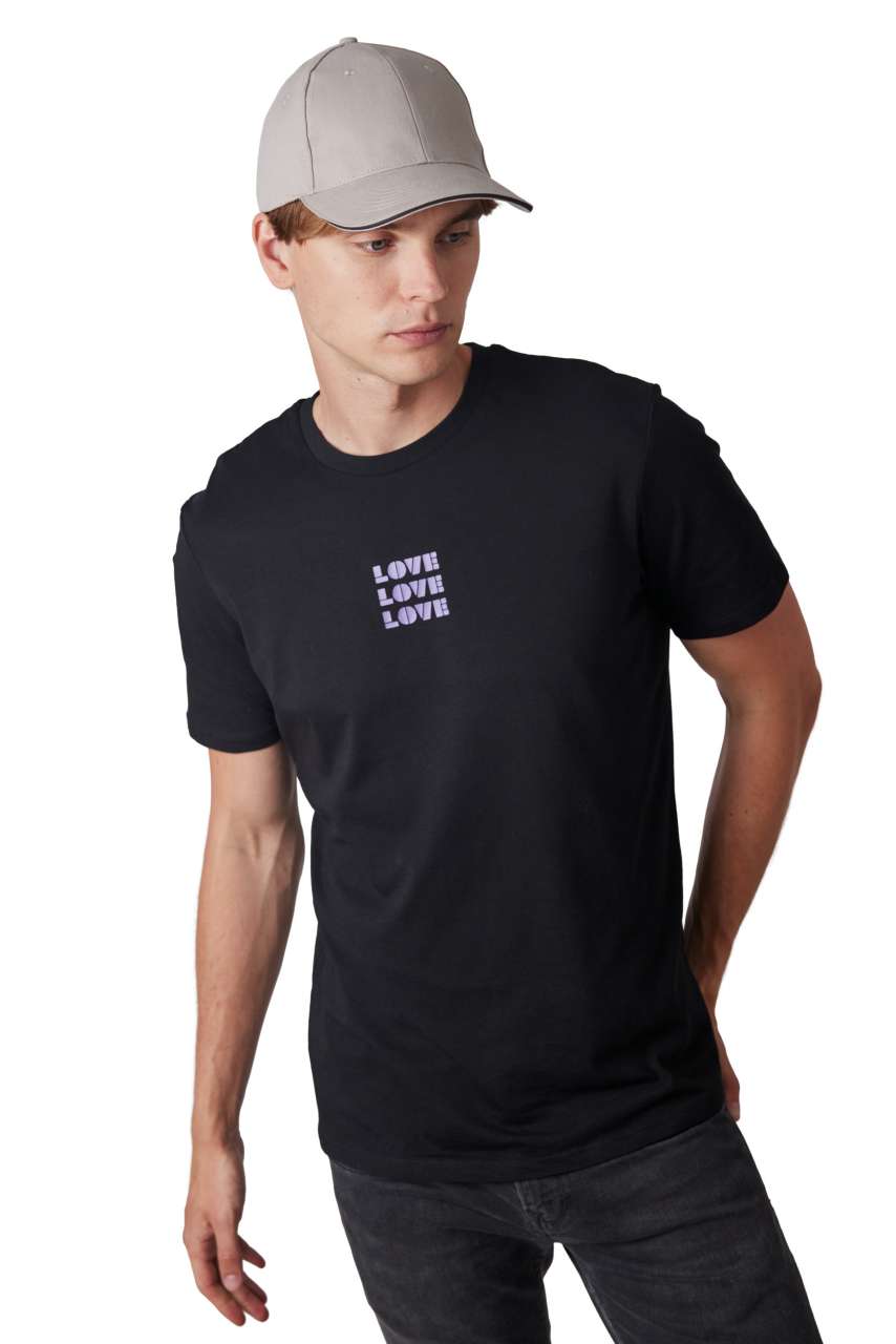 CAP WITH CONTRASTING SANDWICH PEAK - 6 PANELS - Black - modelimageurl