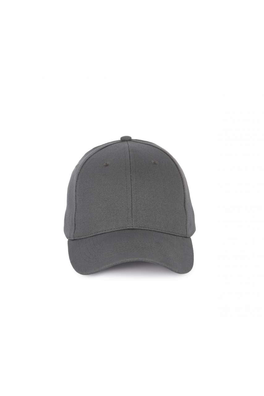 6 PANELS COTTON CAP - Dark Grey - colorimageurl