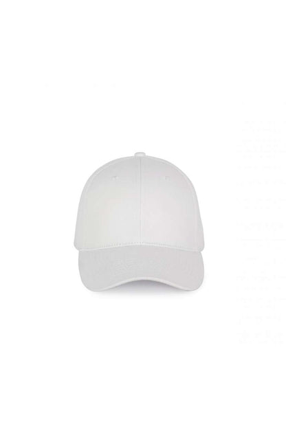 6 PANELS COTTON CAP - White - colorimageurl