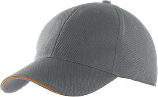 SPORTS CAP - Grey/Orange - Main