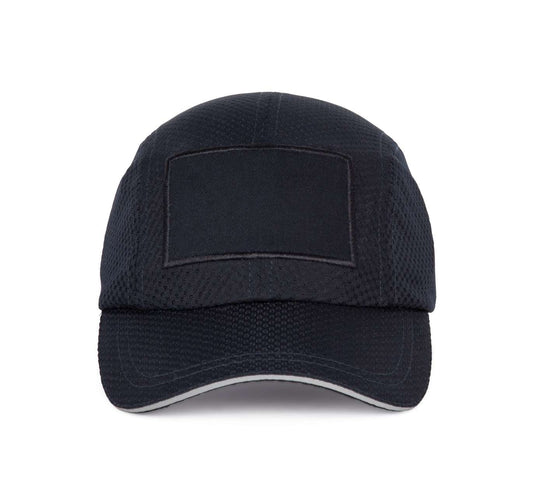 6-PANEL CAP WITH PATCH - Navy - colorimageurl