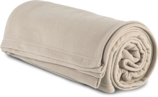 POLAR FLEECE BLANKET - Beige - Main