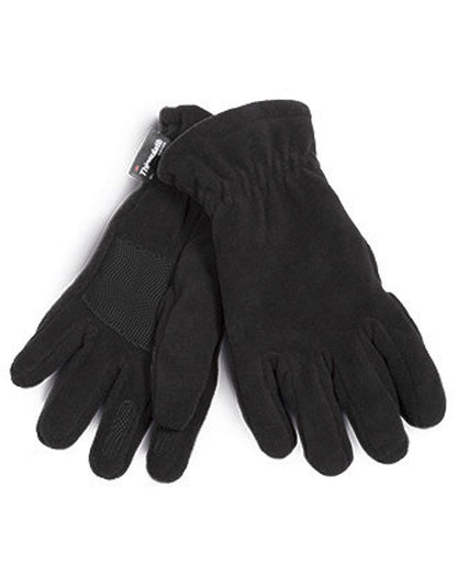 THINSULATE™ POLAR-FLEECE GLOVES - Black - Model