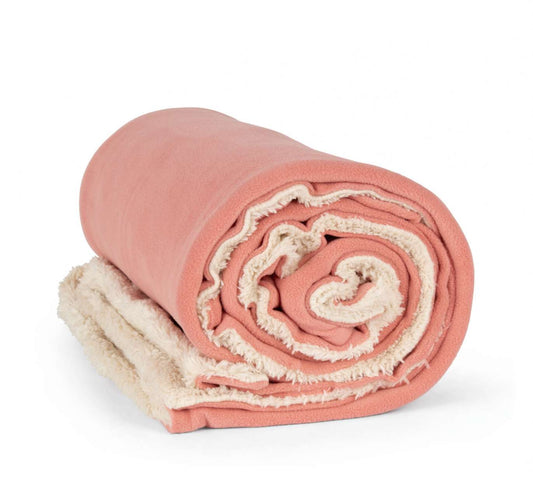 SHERPA BLANKET - Praline Rose - colorimageurl