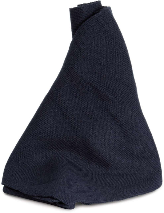 KNITTED SCARF - Dress Blue - colorimageurl