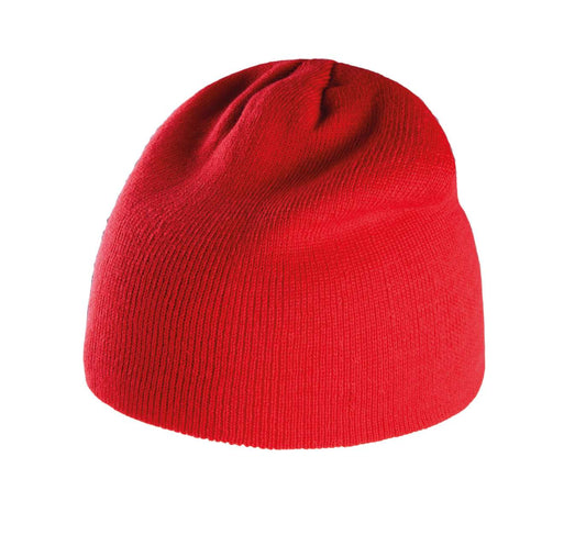 KNITTED BEANIE - Red - colorimageurl