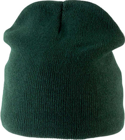 FLEECE LINED BEANIE - Forest Green - Main
