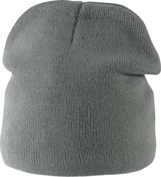 FLEECE LINED BEANIE - Grey - Main