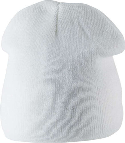 FLEECE LINED BEANIE - White - Main
