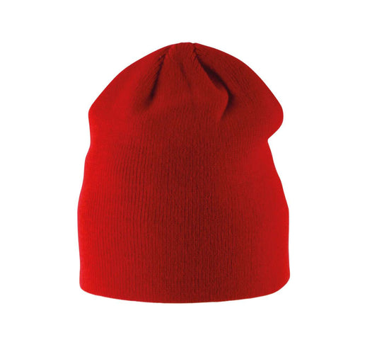 KNITTED KIDS' BEANIE - Red - Main