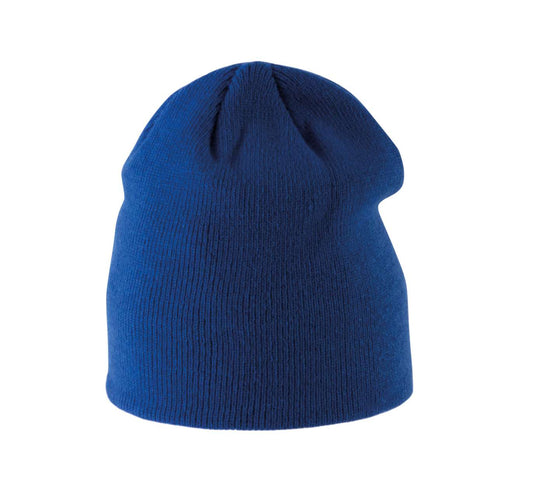 KNITTED KIDS' BEANIE - Royal Blue - Main