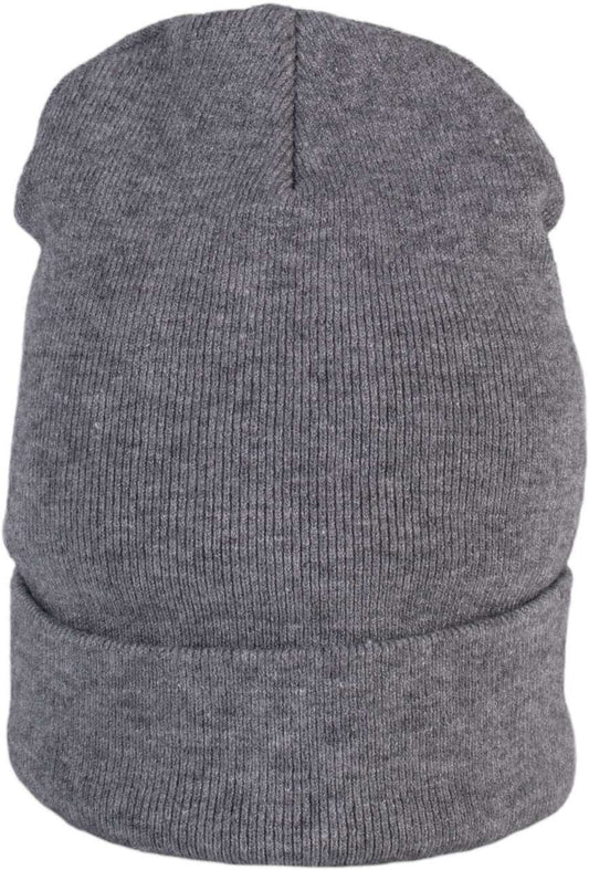 BEANIE WITH TURN-UP - Off Grey - Main