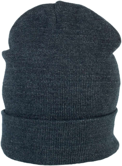 BEANIE WITH TURN-UP - Off Navy - Main