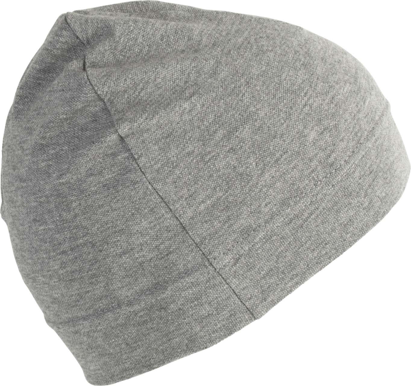 SPORTY FITTED BEANIE - Grey Heather - colorimageurl