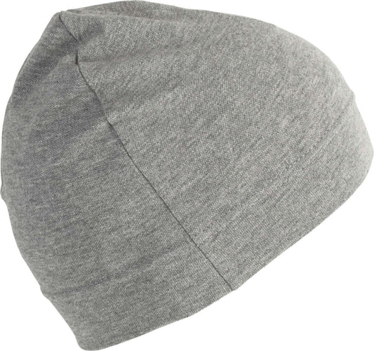 SPORTY FITTED BEANIE - Grey Heather - colorimageurl