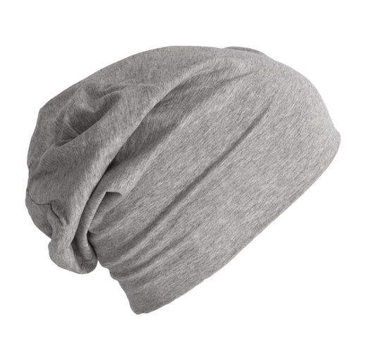BEANIE - Slub Grey Heather - Main