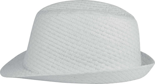 RETRO PANAMA - STYLE STRAW HAT - White - Main