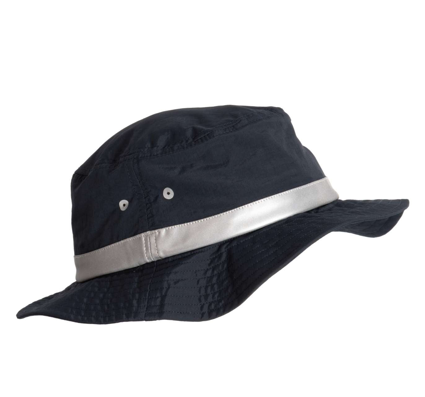 HAT WITH WIDE HEMS - Navy - modelimageurl