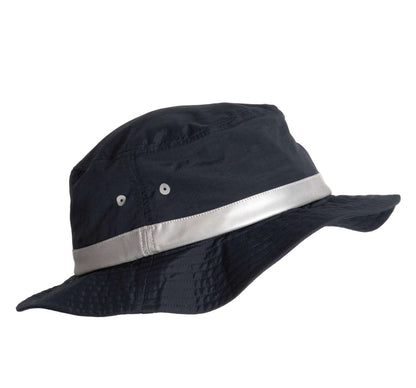 HAT WITH WIDE HEMS - Navy - modelimageurl