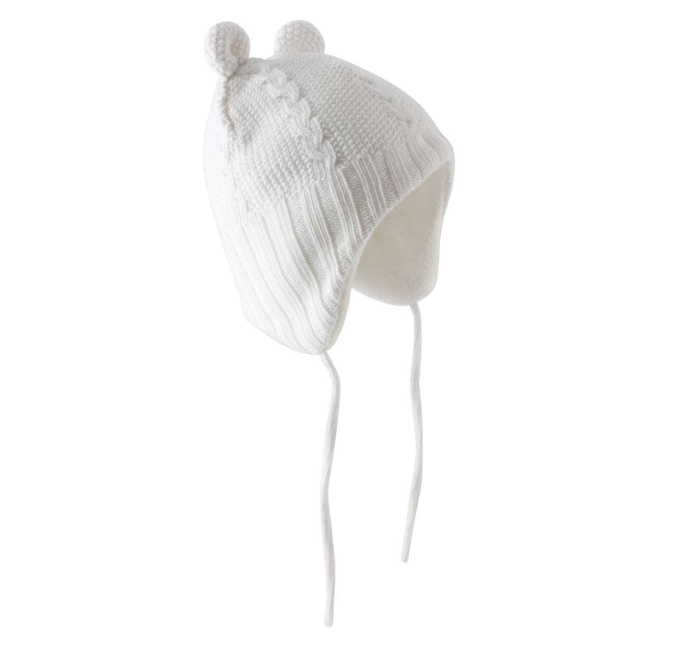 BABY BEANIE - White - Model