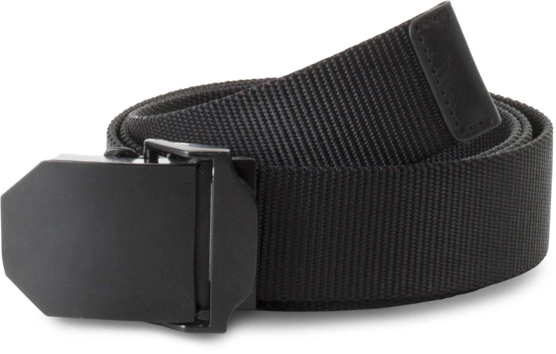 NYLON CANVAS BELT - Black/Black - colorimageurl