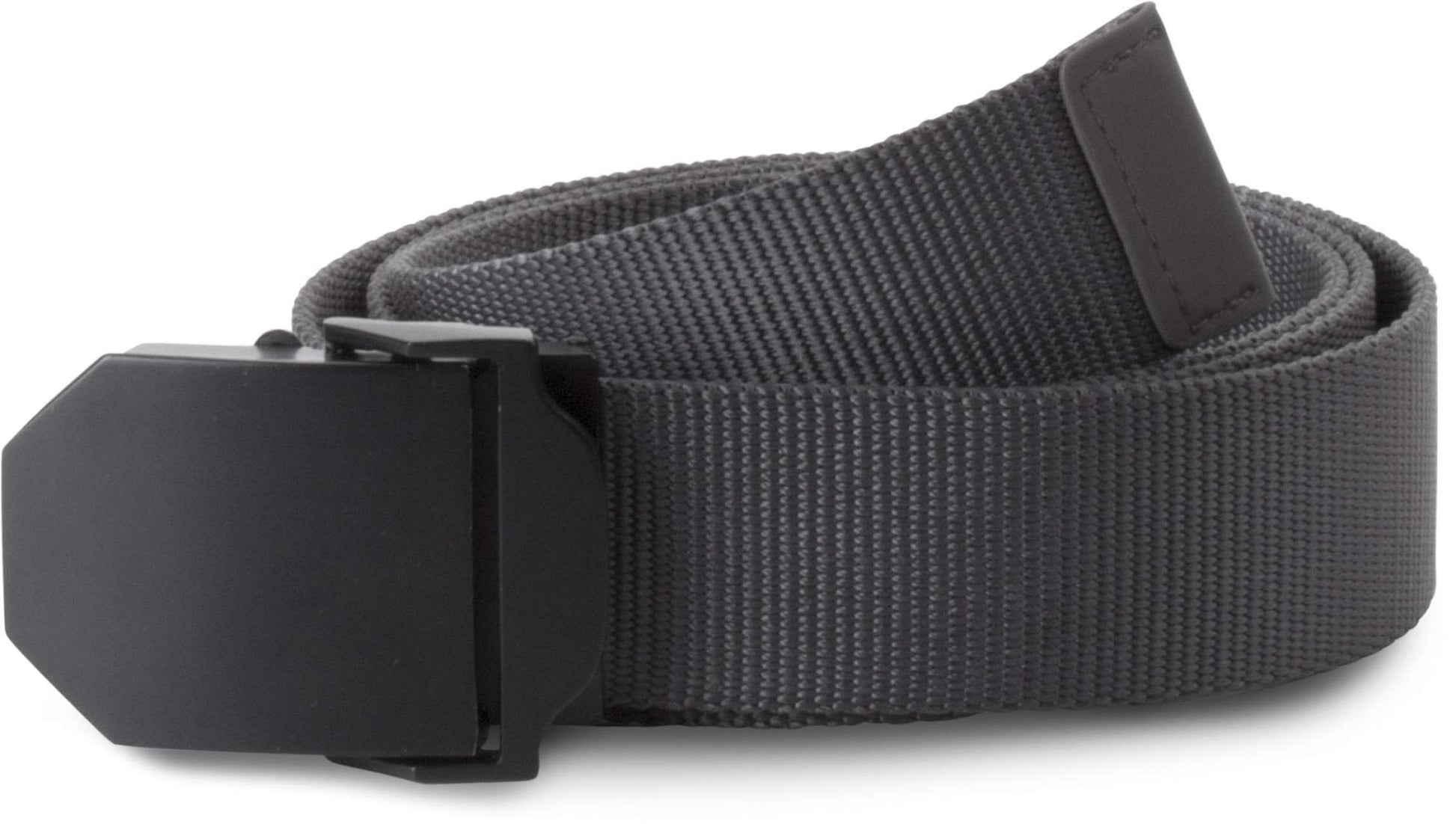 NYLON CANVAS BELT - Dark Grey/Black - colorimageurl
