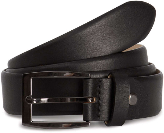 ADJUSTABLE ROUND EDGE CLASSIC BELT - Black - Main