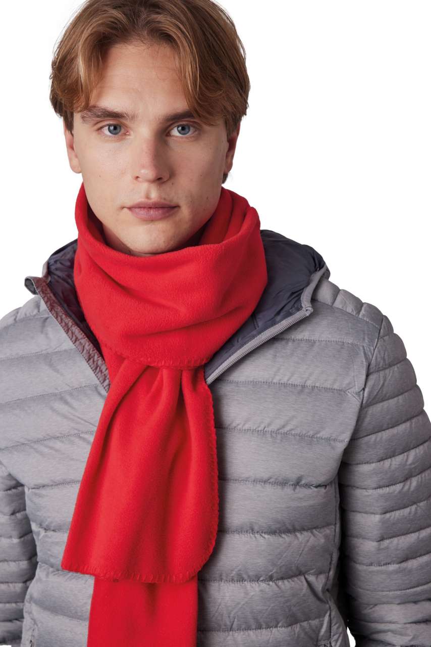 FLEECE SCARF - Black - Additional