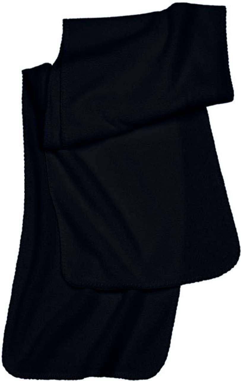 FLEECE SCARF - Black - Main