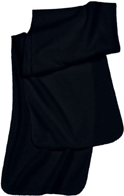 FLEECE SCARF - Black - Main