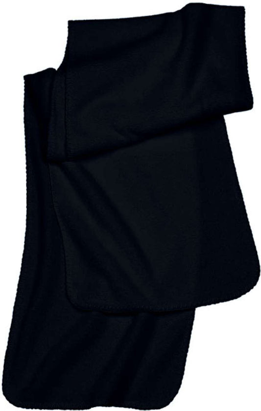 FLEECE SCARF - Black - Main