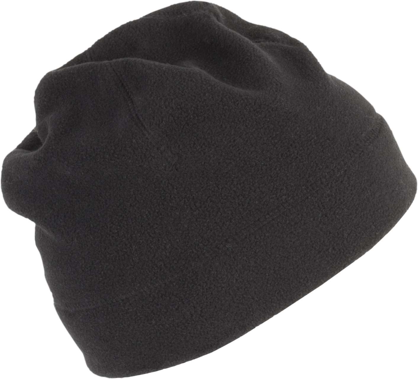 POLAR FLEECE BEANIE - Black - colorimageurl