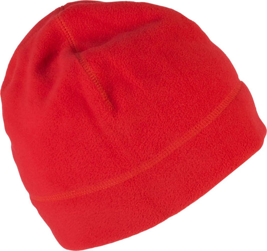 POLAR FLEECE BEANIE - Red - colorimageurl