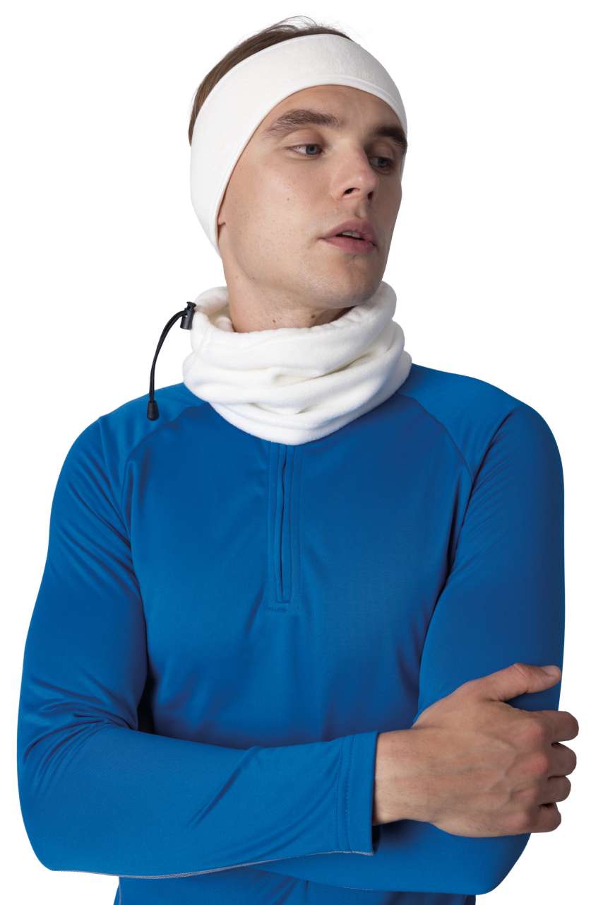 POLAR FLEECE HEADBAND - Black - modelimageurl