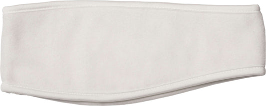 POLAR FLEECE HEADBAND - White - colorimageurl