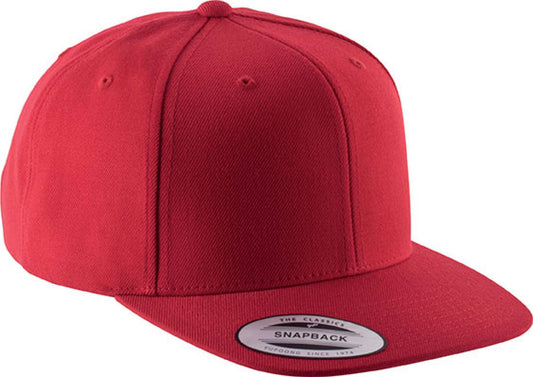 FLAT PEAK CAP - 6 PANELS - Red/Red - Main