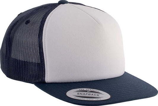 CLASSIC TRUCKER CAP - 5 PANELS - Navy/White/Navy - Main