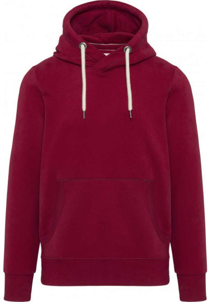 HOODED SWEATSHIRT - Vintage Dark Red - colorimageurl