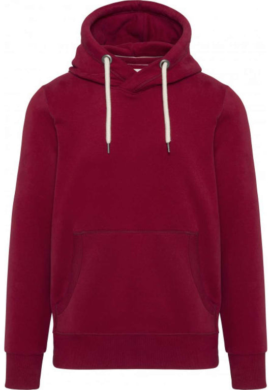 HOODED SWEATSHIRT - Vintage Dark Red - colorimageurl