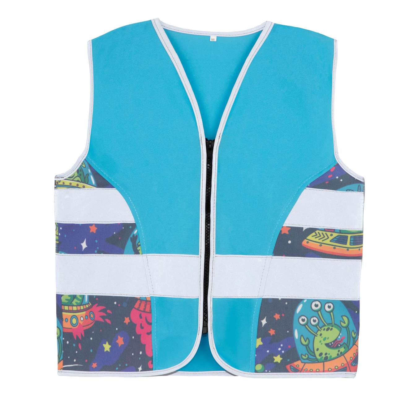 CHILDREN’S SAFETY VEST (CO2 NEUTRAL) - ACTION - Blue/Alien - colorimageurl