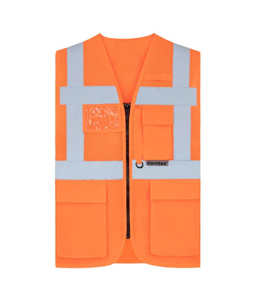 MESH MULTIFUNCTIONAL VEST "ATHENS" - Orange - colorimageurl