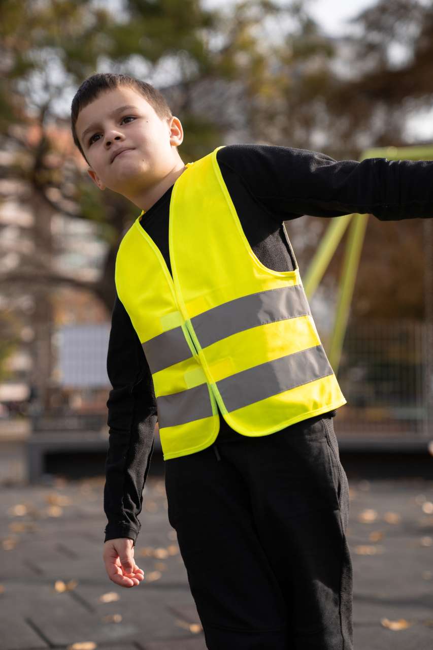 SAFETY VEST FOR KIDS "AARHUS" - Green - modelimageurl