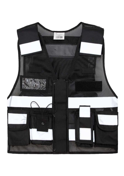 MESH TACTICAL VEST  "SPARTA" - Black - colorimageurl
