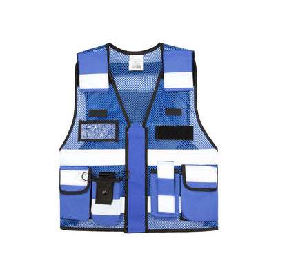 MESH TACTICAL VEST  "SPARTA" - Royal Blue - colorimageurl