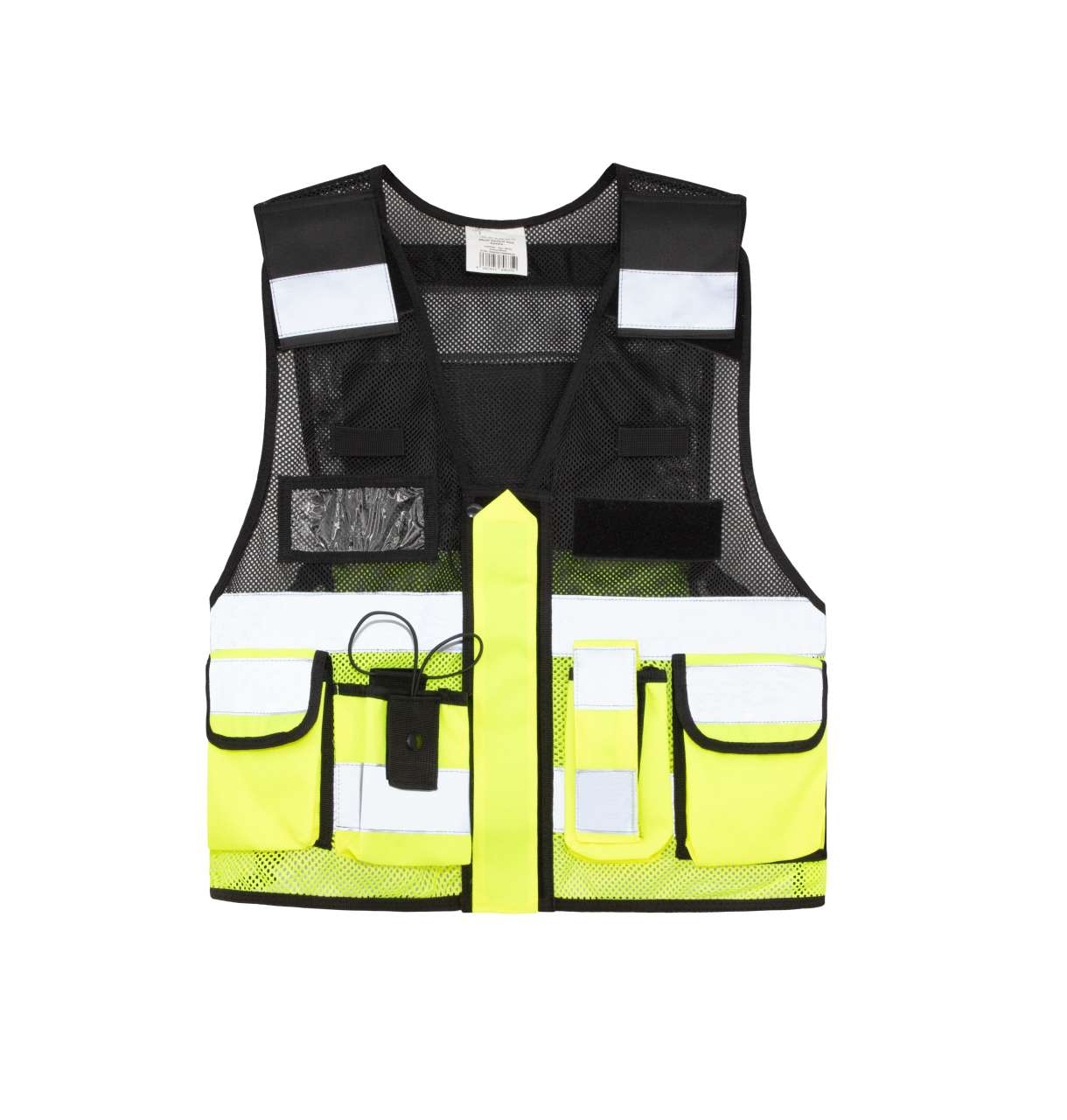 MESH TACTICAL VEST  "SPARTA" - Yellow/Black - colorimageurl