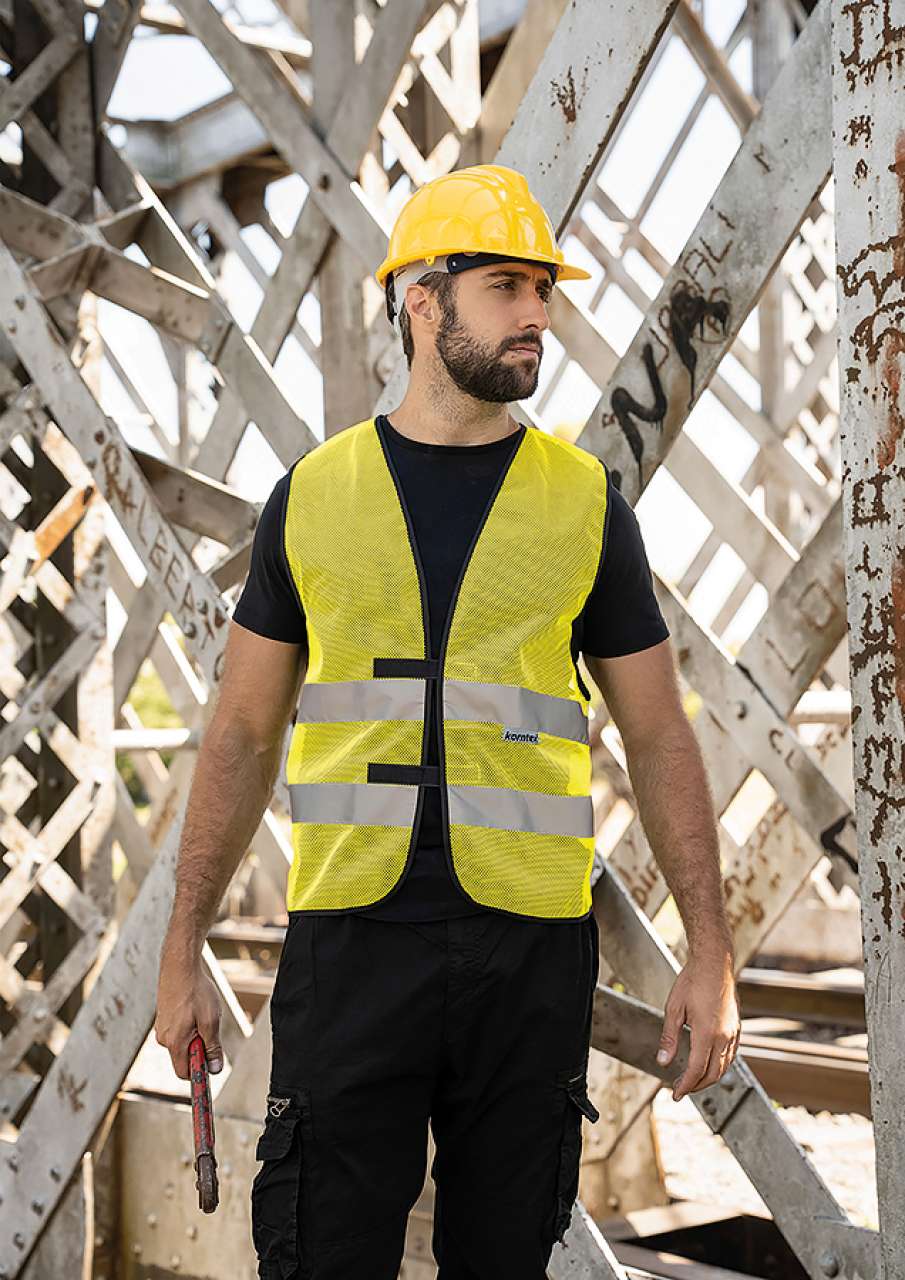 MESH-VEST "THESSALONIKI" - Orange - modelimageurl